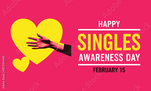 Happy singles awareness day celebration