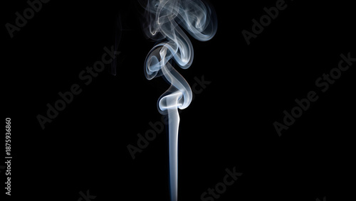 Video loop Gentle smoke swirl on dark background slow motion seamless loop moody aesthetic 4K
