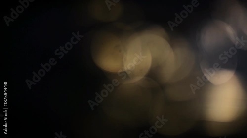 Golden Light Leaks Bokeh Flare Overlay Effect 4k video animation seamless loop