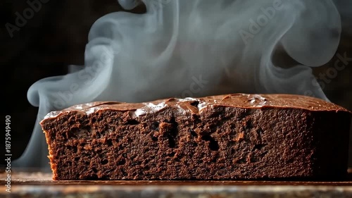 Hot chocolate fudge brownie