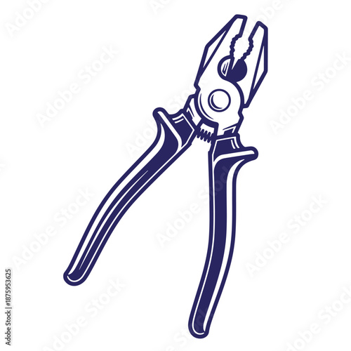 pair of pliers tool for gripping and bending objects easily