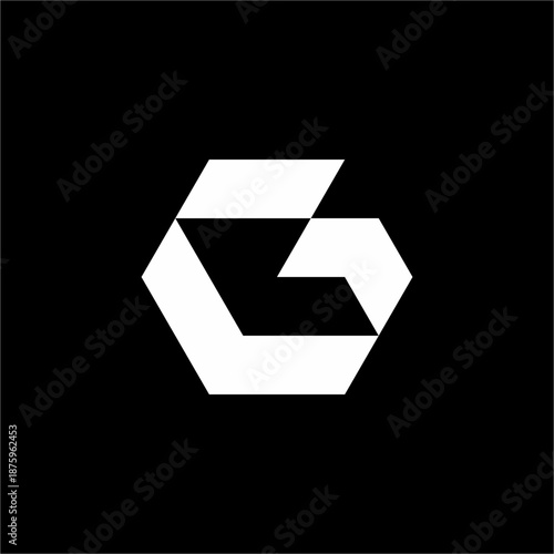 A thick, blocky "G" with a flat top, emphasizing maximum solid space for a grounded and sturdy corporate identity.