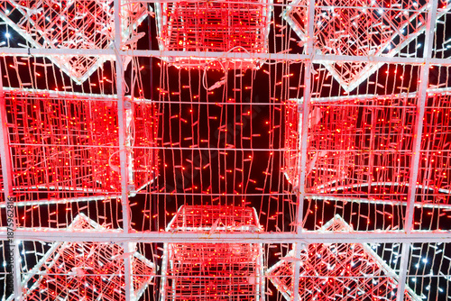 Geometric Red Light Display