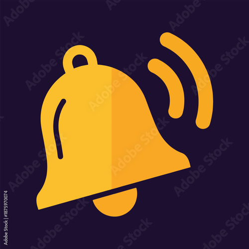 Notification Bell Icon Alert Symbol.