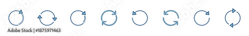 Refresh icon vector isolated on white background. Reload icon vector. Update icon. convert icon