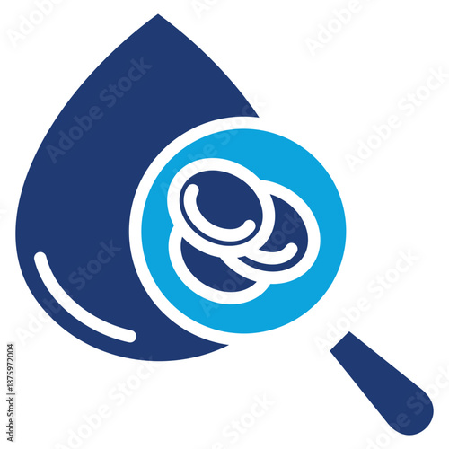 red blood cells y mixed color icon