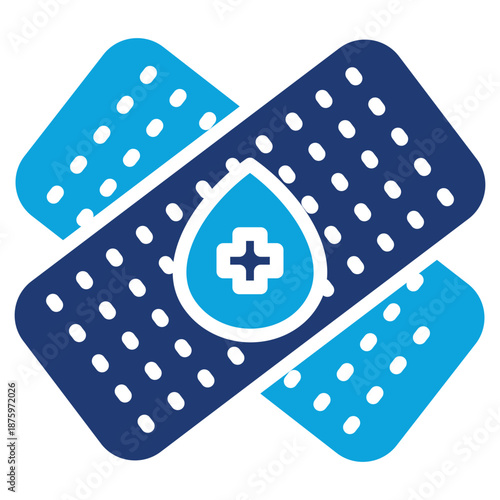 plaster mixed color icon