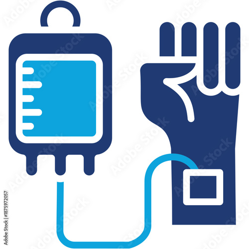 blood extraction mixed color icon