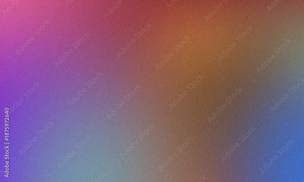 Fototapeta premium Vibrant Multi Color Grainy Gradient Background with Rainbow Tones and Noise Texture for Trendy Design