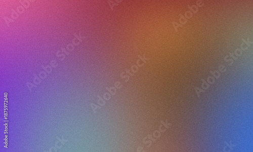 Vibrant Multi Color Grainy Gradient Background with Rainbow Tones and Noise Texture for Trendy Design