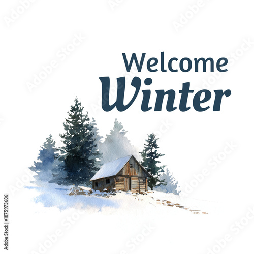 Winter sale commercial promotional banner with snowflakes. Blue vector illustration background for seasonal sale promotion