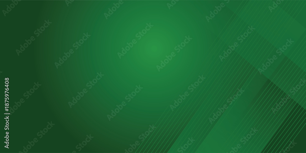 Fototapeta premium Abstract green sporty background template vector with shiny lines and lights. Green background with strong pattern design.Eps10 vector