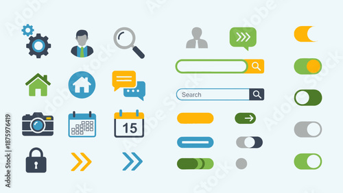Web interface design elements for user experience
