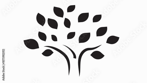 tree  icon animation  simple flat