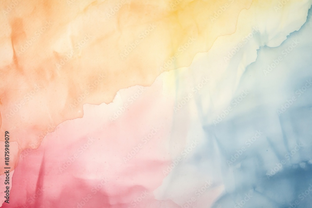 Fototapeta premium Mixed colors watercolor stain paper backgrounds texture creativity.