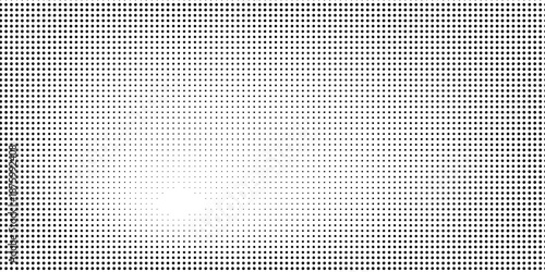 Half tone gradient. Dotted gradient, fine dot spraying and halftone dotted background seamless horizontal geometric pattern vector template set. vector illustration