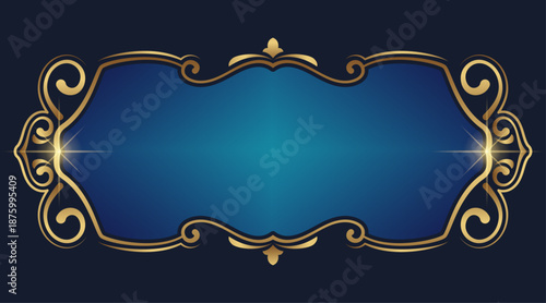 Premium Classic Ornate Frame Design Background