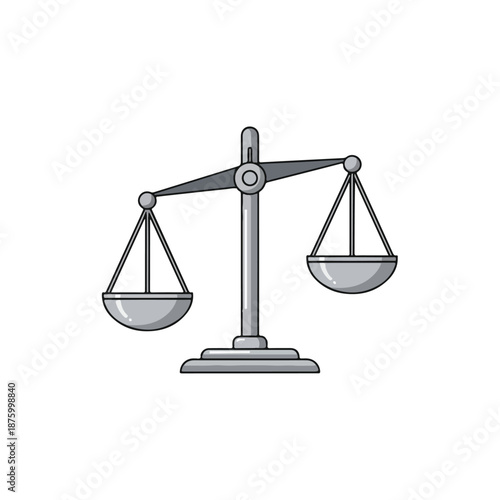 Balanced justice scale