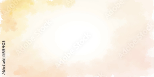 Abstract grunge background with sun and clouds featuring bright summer light and soft bokeh orange glow for a sunny nature wallpaper design