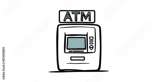 atm, icon, machine, silhouette, banking, bank, finance, cash, money, withdrawal, deposit, payment, transaction, terminal, kiosk, device, automated, electronic, technology, service, selfservice, busine