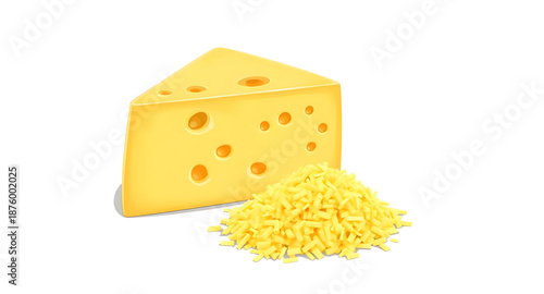 cheese, cartoonstyle, cheese wedge, dairy, food, snack, yellow, cute, funny, illustration, vector, flatdesign, simple, playful, kidsart, mascot, character, smiling, happyface, kawaii, icon, symbol, is