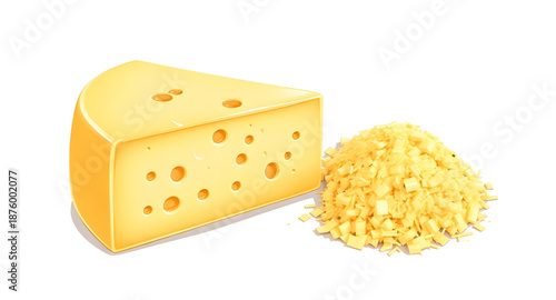 cheese, cartoon, cheese slice, dairy, food, snack, yellow, cute, funny, illustration, vector, flat, simple, playful, kids, mascot, character, smiling, happy, kawaii, soft, rounded, icon, symbol, isola