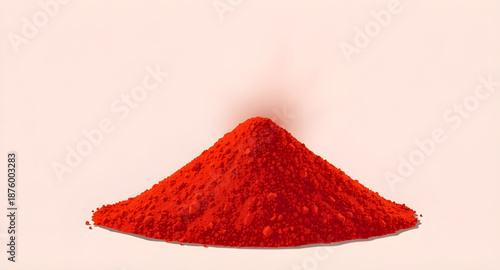 chili, pepper, powder, spice, red, hot, spicy, seasoning, food, ingredient, vector, illustration, line, flat, simple, minimal, icon, symbol, graphic, isolated, background, cooking, kitchen, flavor, ta