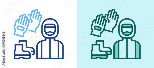 Protective Wear whitegreenicon