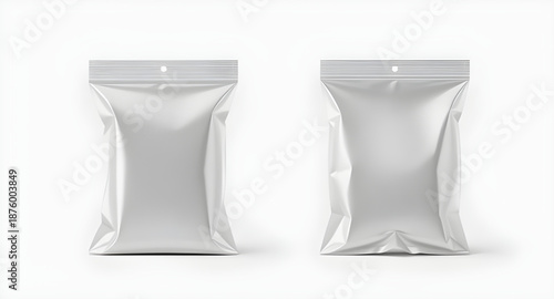 plastic, package, packaging, pack, bag, pouch, wrapper, container, vector, illustration, set, collection, product, retail, shopping, food, storage, transparent, clear, mockup, template, design, blank,