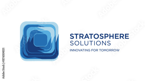Stratosphere Solutions Company Logo Design Element.
