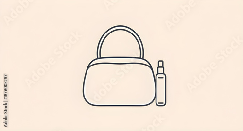 handbag, bag, purse, vector, illustration, fashion, accessory, women, female, shopping, style, elegant, luxury, chic, trendy, modern, casual, classic, leather, tote, shoulderbag, clutch, handle, strap