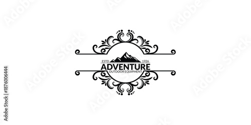 Vector vintage mountain logo design design fully editable high quality