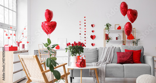 Interior of light living ro...