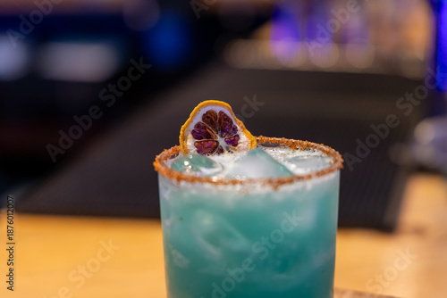 Blue Bourbon Sky