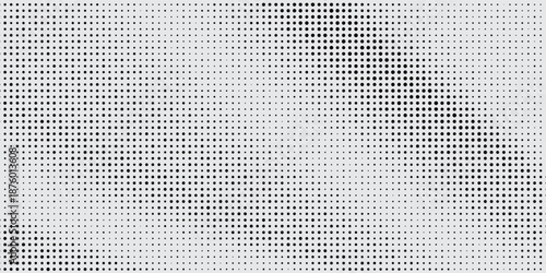 Monochrome abstract halftone dots background with smooth gradient effect, ideal for corporate and editorial projects