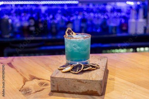Blue Bourbon Sky