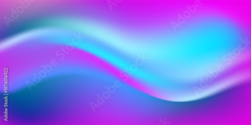 Brightly colored abstract with a mix of pink, purple, blue, and cyan gradients presents a digital aesthetic that is elegant, futuristic, and full of movement volume 4