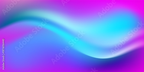 Brightly colored abstract with a mix of pink, purple, blue, and cyan gradients presents a digital aesthetic that is elegant, futuristic, and full of movement volume 3
