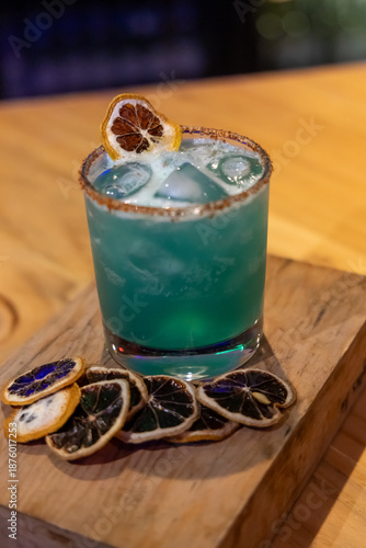 Blue Bourbon Sky