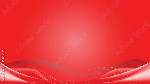 Red Abstract Wave Gradient Background