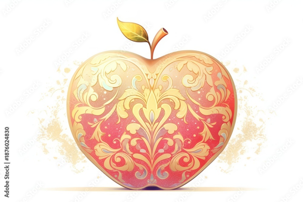 Fototapeta premium Apple backgrounds fruit plant.