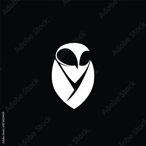 Free Download Owl Symbol White Color Modern Simply Style Vector - GFXLoad