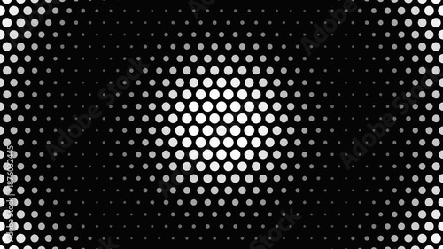 Abstract Hypnotic Polka Dot Wave Pattern 4K Seamless Loop