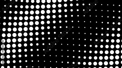Kinetic Fluid Polka Dot Grid Motion 4K Seamless Loop
