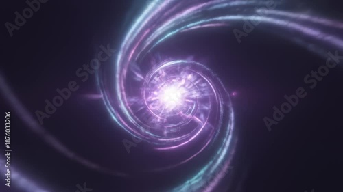 Journeying Through a Swirling Tunnel of Light and Energy