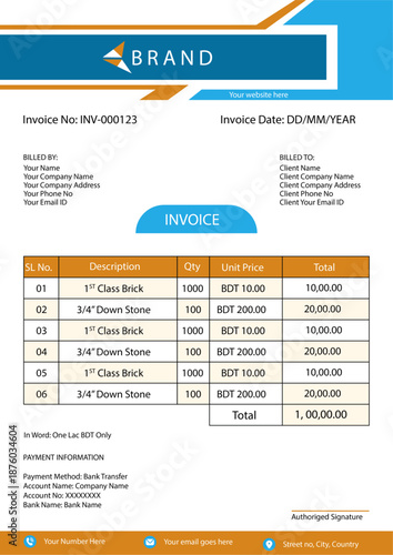 Creative, modern, unique, clean, and professional Creative & corporate company business letterhead and invoice editable. template design with color and concept variation bundle.