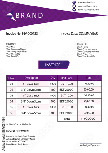 Creative, modern, unique, clean, and professional Creative & corporate company business letterhead and invoice editable. template design with color and concept variation bundle.