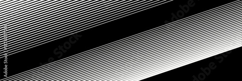 Abstract black and white lines pattern design