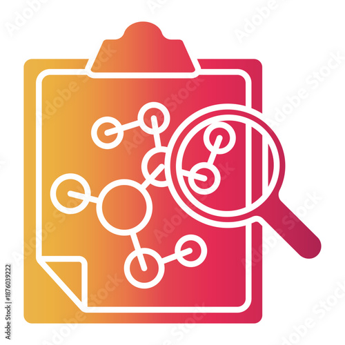 predictive modeling Gradient icon