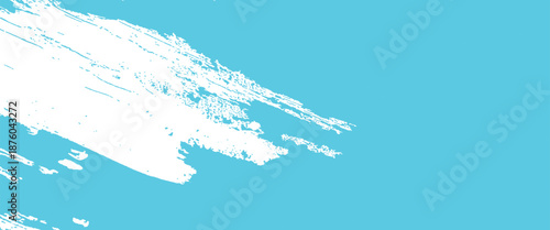 Vibrant blue abstract brush texture design and artistic Background